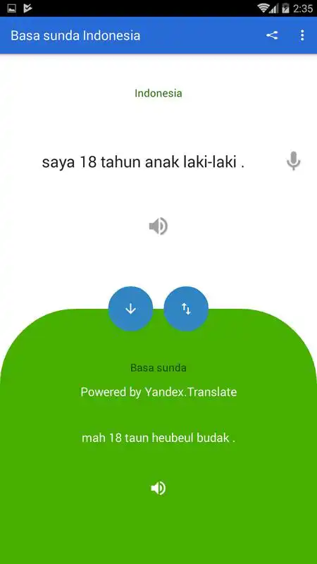 Play Sundanese Indonesian Translator