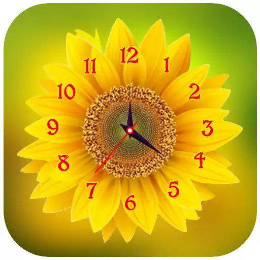 Play Sunflower Clock Live Wallpaper APK