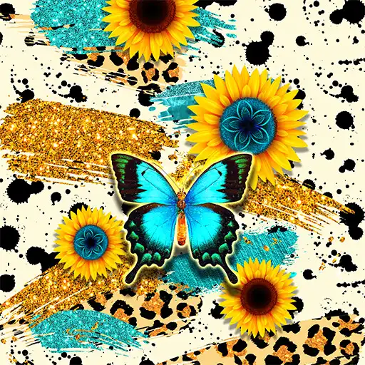 Play Sunflower Leopard - Wallpaper APK