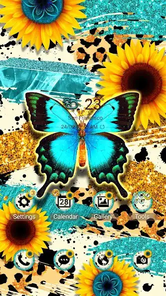 Play Sunflower Leopard - Wallpaper  and enjoy Sunflower Leopard - Wallpaper with UptoPlay