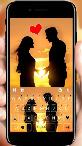 Play Sunset Lovers Keyboard Theme  and enjoy Sunset Lovers Keyboard Theme with UptoPlay