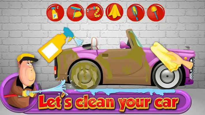 Play Super Car Wash Salon  Design