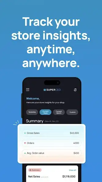 Play SuperCEO - Shopify Analytics  and enjoy SuperCEO - Shopify Analytics with UptoPlay