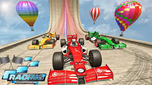 Play Super Formula GT Car Racing Stunt: Mega Ramps Game as an online game Super Formula GT Car Racing Stunt: Mega Ramps Game with UptoPlay