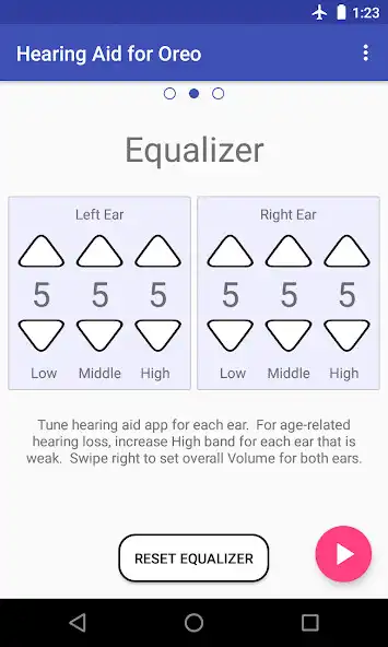 Play Super Hearing Oreo 8.0 (Amplifier Equalizer PSAP) as an online game Super Hearing Oreo 8.0 (Amplifier Equalizer PSAP) with UptoPlay