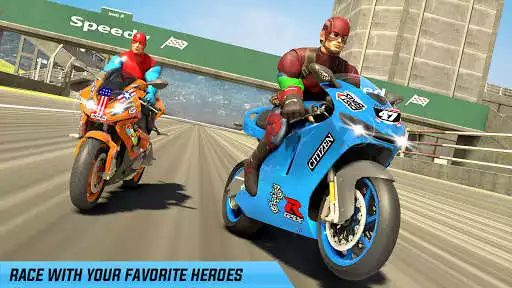 Play Superhero Bike Racing GT Stunt  and enjoy Superhero Bike Racing GT Stunt with UptoPlay