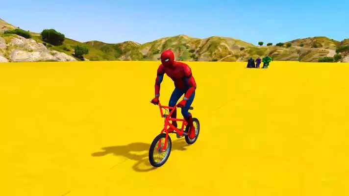 Play Superhero BMX Stunts Racing: Top Racing Games