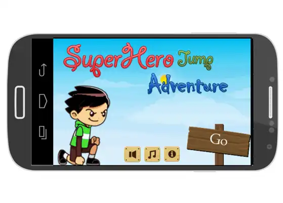 Play Superhero jump adventure