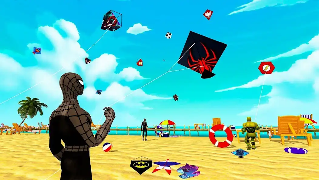 Play Superhero Kite Game - Kite fly  and enjoy Superhero Kite Game - Kite fly with UptoPlay