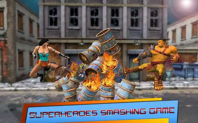 Play Superhero Smashing Game - Mortal Fighting War 2018