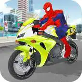 Free play online Superhero Stunts Bike Racing Games APK