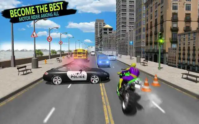 Play Superhero Stunts Bike Racing Games