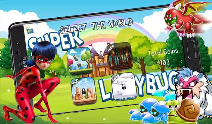 Play Super Ladybug jungle adventure