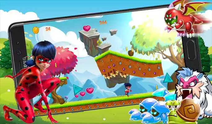 Play Super Ladybug jungle adventure