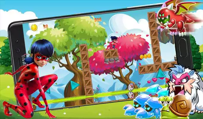 Play Super Ladybug jungle adventure