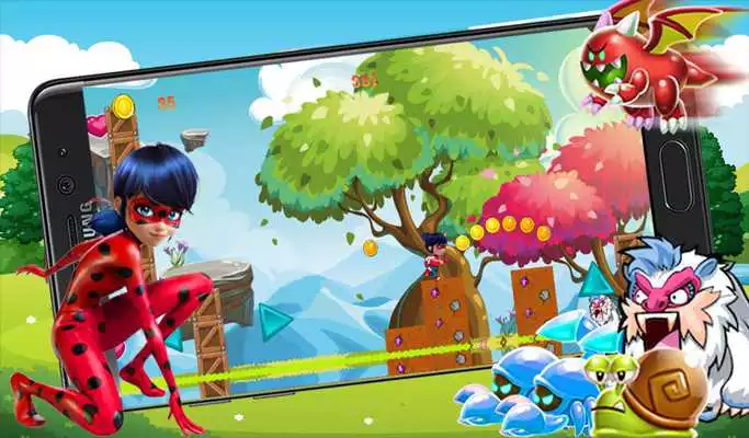 Play Super Ladybug jungle adventure