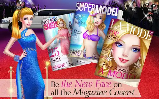 Play Supermodel Star - Fashion Game as an online game Supermodel Star - Fashion Game with UptoPlay