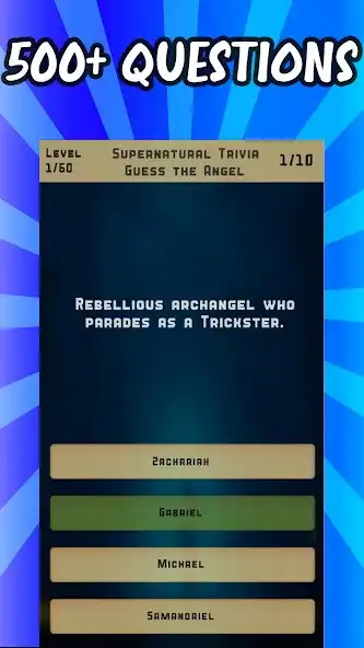 Play Supernatural Trivia Quiz  and enjoy Supernatural Trivia Quiz with UptoPlay