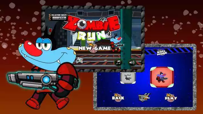 Play Super Oggy Adventure Rush Cockroaches Zombie