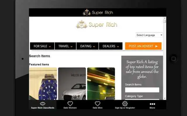 Play Super Rich Classifieds