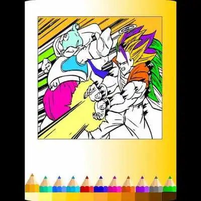 Play Super Saiyan DBZ Coloring Free