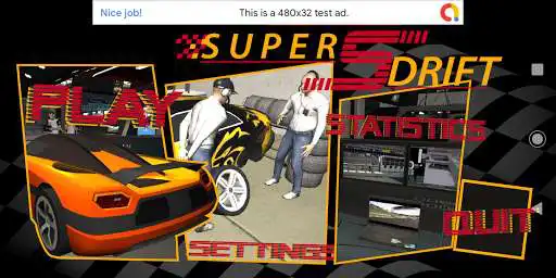 Play SuperSDrift-Lite as an online game SuperSDrift-Lite with UptoPlay