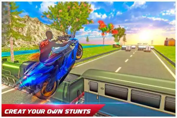 Play Super Spider Motorbike Rider - Traffic Race