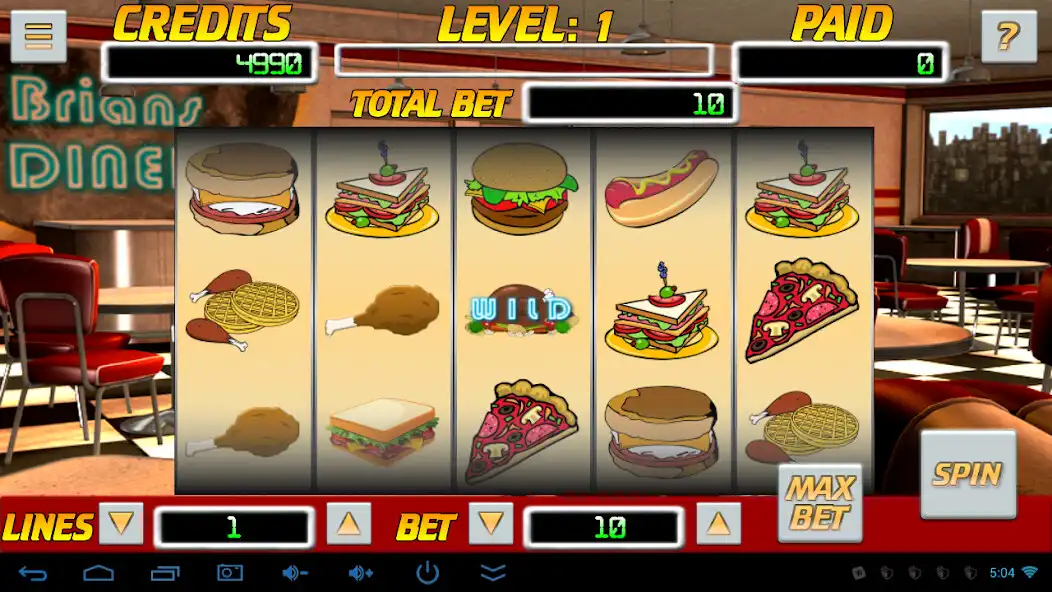 Play Super Spin Slots Diner as an online game Super Spin Slots Diner with UptoPlay