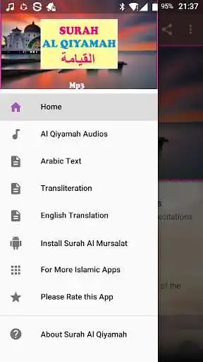 Play Surah Al Qiyamah Offline Mp3  and enjoy Surah Al Qiyamah Offline Mp3 with UptoPlay