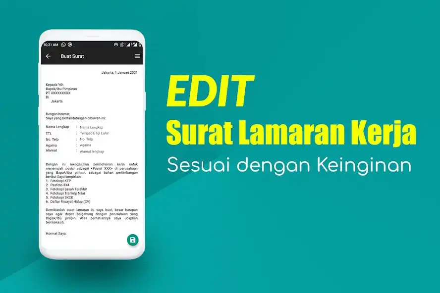 Play Surat Lamaran Kerja Instant as an online game Surat Lamaran Kerja Instant with UptoPlay