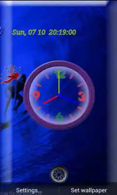 Play SurfingnClock 3D LiveWP