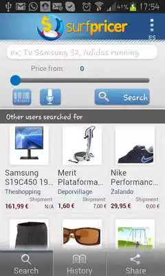 Play Surfpricer: Price comparison