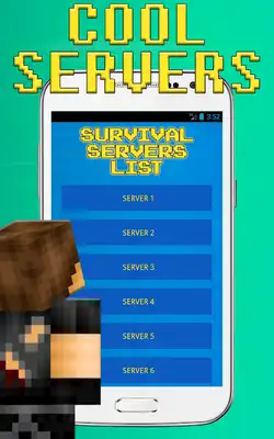 Play Survival servers for Minecraft