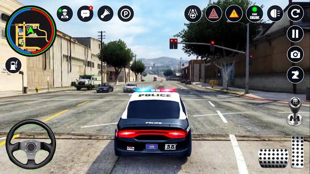 Play SUV Police Car Chase Thief Sim as an online game SUV Police Car Chase Thief Sim with UptoPlay