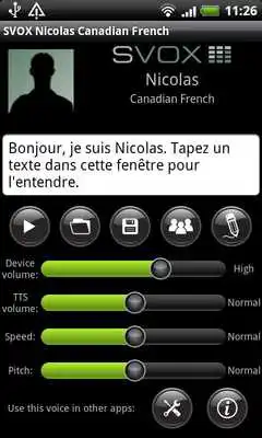 Play SVOX CA French Nicolas Trial