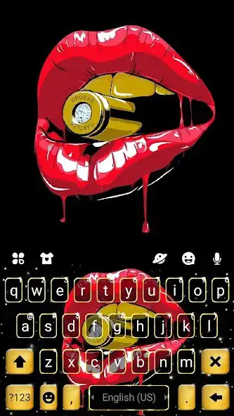 Play Swag Bullet Lips Keyboard Theme  and enjoy Swag Bullet Lips Keyboard Theme with UptoPlay