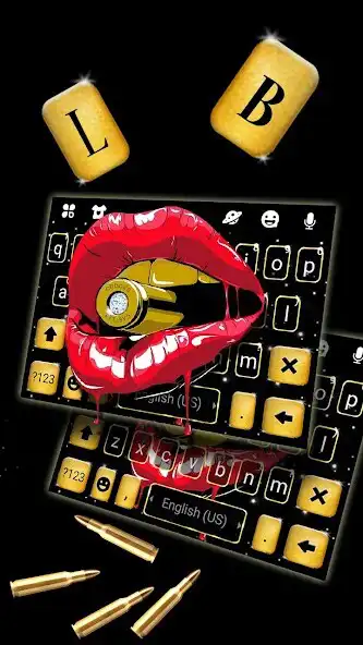 Play Swag Bullet Lips Keyboard Theme as an online game Swag Bullet Lips Keyboard Theme with UptoPlay