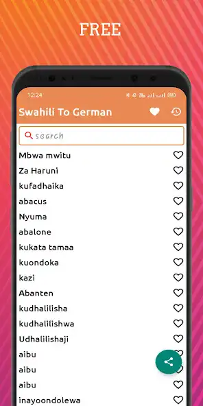 Play Swahili To German Dictionary O  and enjoy Swahili To German Dictionary O with UptoPlay