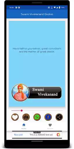 Play Swami Vivekanand Quotes  and enjoy Swami Vivekanand Quotes with UptoPlay