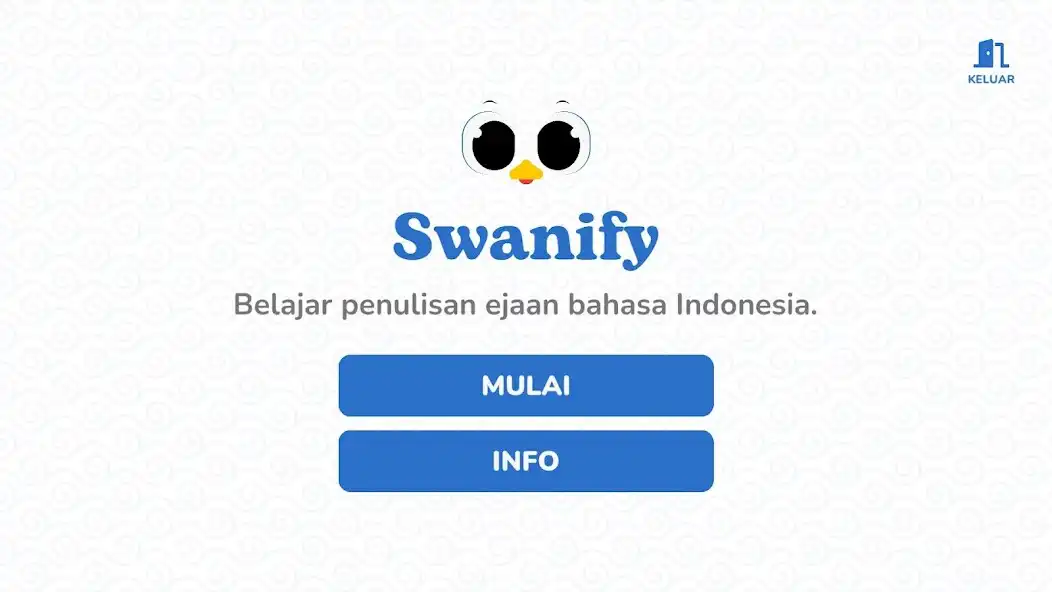 Play Swanify: Belajar Ejaan Bahasa  and enjoy Swanify: Belajar Ejaan Bahasa with UptoPlay