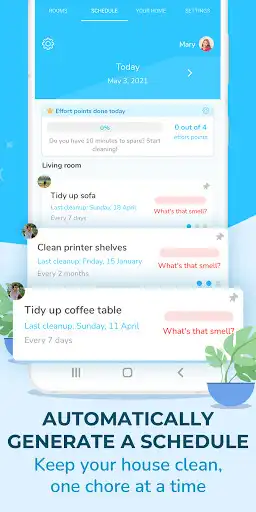 Play Sweepy: Home Cleaning Schedule as an online game Sweepy: Home Cleaning Schedule with UptoPlay