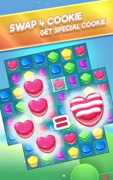 Play Sweet Cookie - Free match 3 games as an online game Sweet Cookie - Free match 3 games with UptoPlay