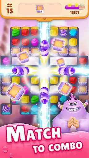 Play Sweet Crunch - Match 3 Games as an online game Sweet Crunch - Match 3 Games with UptoPlay