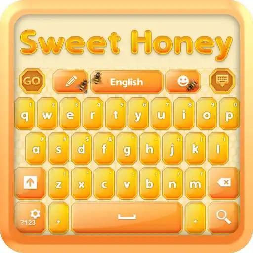 Free play online Sweet Honey Keyboard  APK