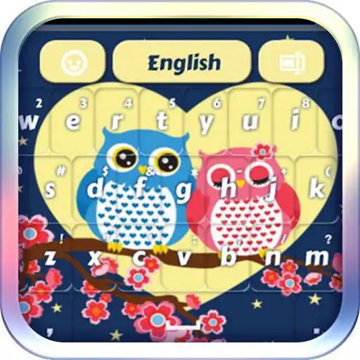 Free play online Sweet Owl Keyboard  APK