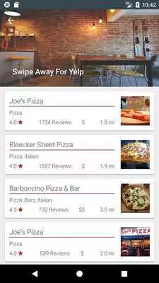 Play Swipe Away For Yelp