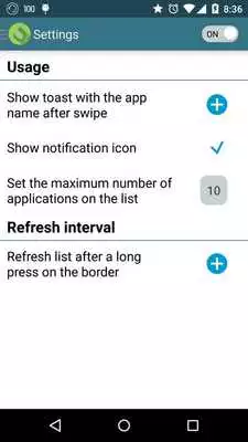 Play Swipe Recent Apps