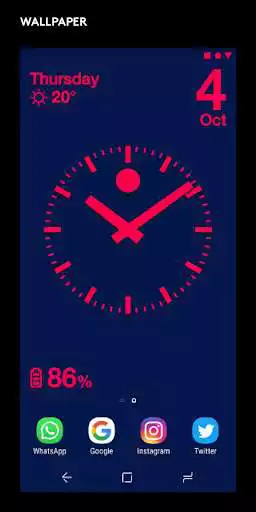 Play SwissClock Wallpaper and Widget as an online game SwissClock Wallpaper and Widget with UptoPlay