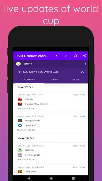 Play T20 Cricket World Cup Updates as an online game T20 Cricket World Cup Updates with UptoPlay