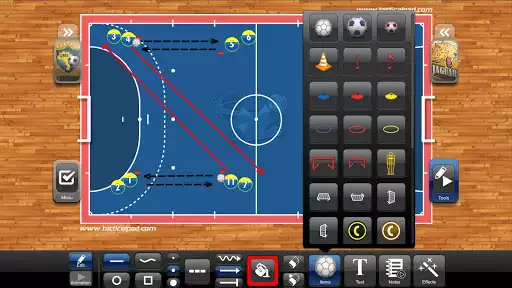 Play TacticalPad Futsal  Handball as an online game TacticalPad Futsal  Handball with UptoPlay